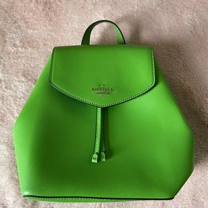 NWOT Medium lime green Kate Spade backpack